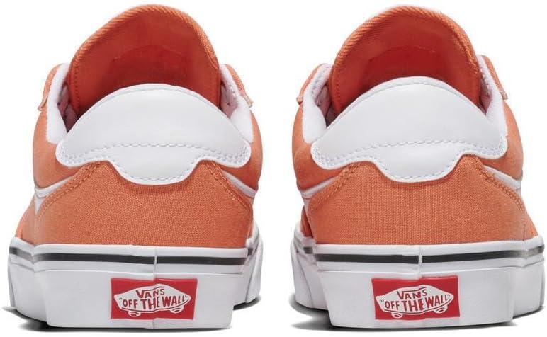 imageVans Womens Brooklyn Ls Shoe Lowtop Sneakers for Everyday Wear Walking Work amp FashionCanvas Coral Rust