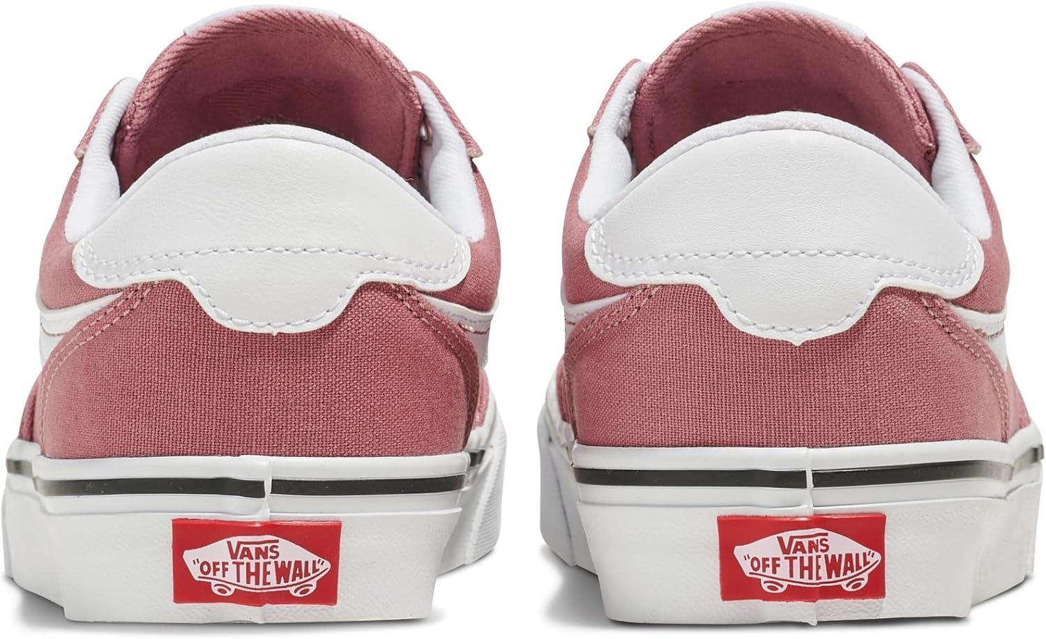 imageVans Womens Brooklyn Ls Shoe Lowtop Sneakers for Everyday Wear Walking Work amp FashionCanvas Dusky Rose