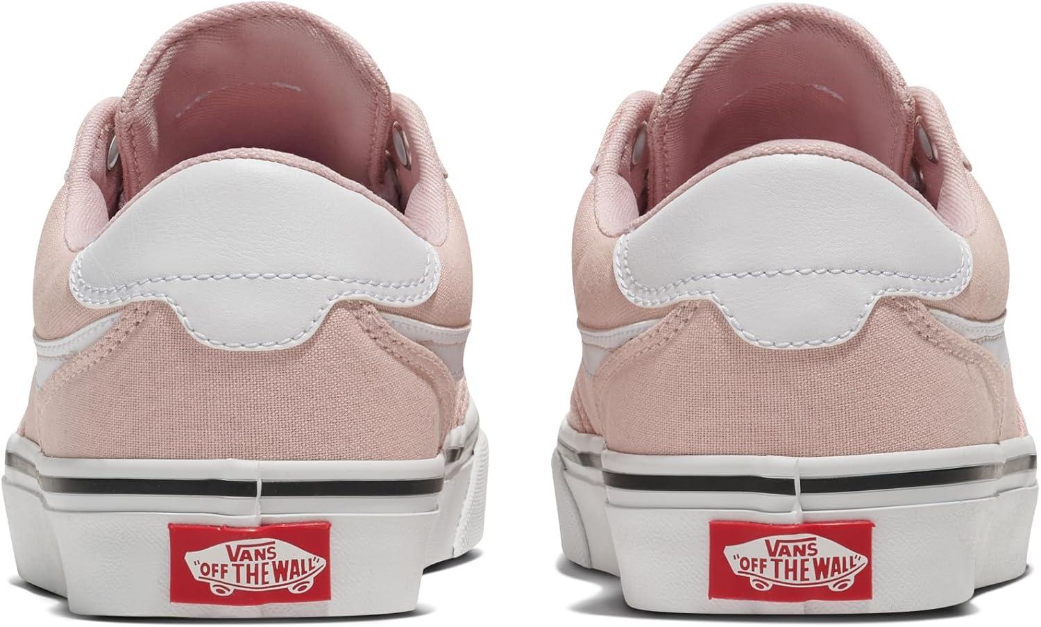 imageVans Womens Brooklyn Ls Shoe Lowtop Sneakers for Everyday Wear Walking Work amp FashionCanvas Sepia Rose