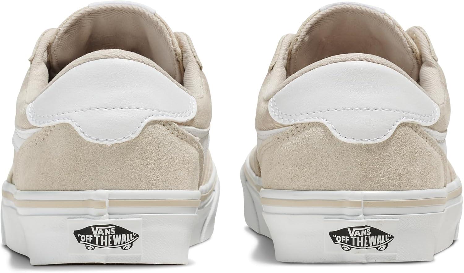 imageVans Womens Brooklyn Ls Shoe Lowtop Sneakers for Everyday Wear Walking Work amp FashionCheck Textile Oatmeal