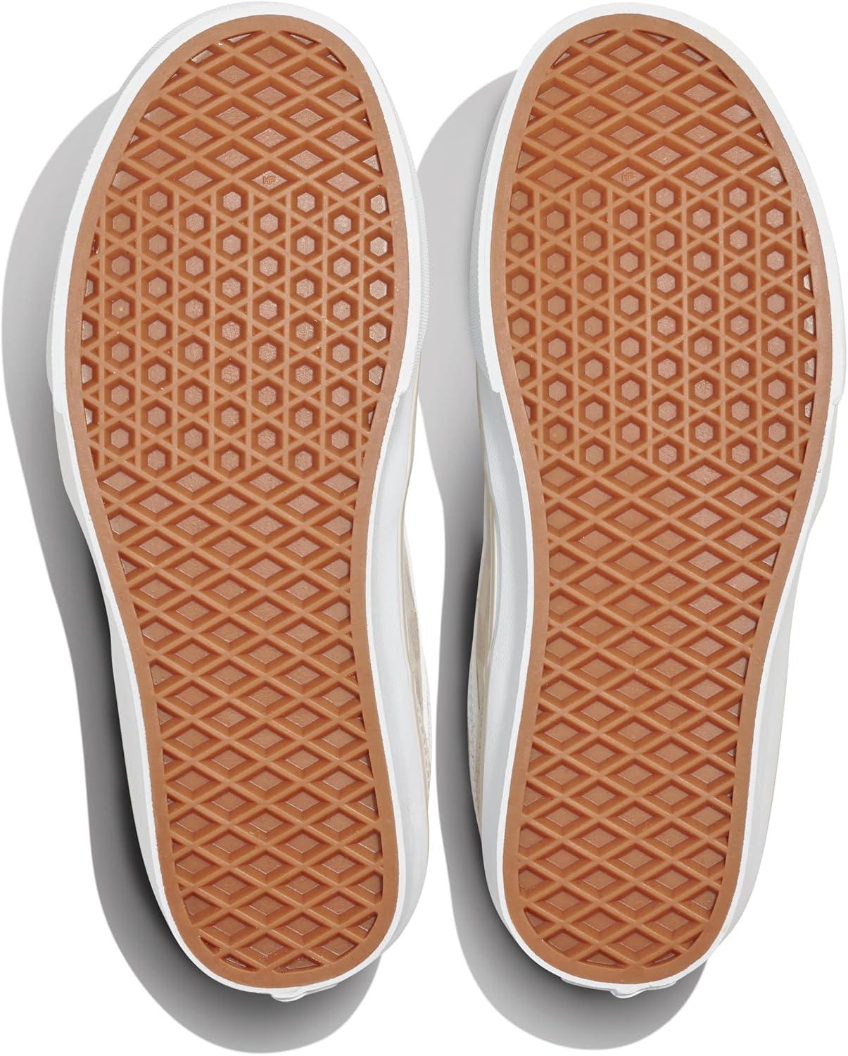 imageVans Womens Brooklyn Ls Shoe Lowtop Sneakers for Everyday Wear Walking Work amp FashionCheck Textile Oatmeal