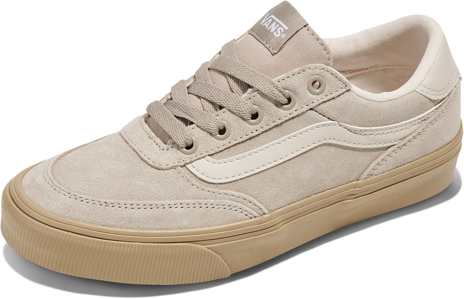 imageVans Womens Brooklyn Ls Shoe Lowtop Sneakers for Everyday Wear Walking Work amp FashionGum Mushroom