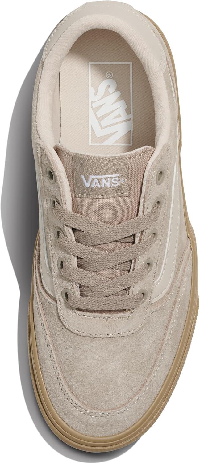 imageVans Womens Brooklyn Ls Shoe Lowtop Sneakers for Everyday Wear Walking Work amp FashionGum Mushroom