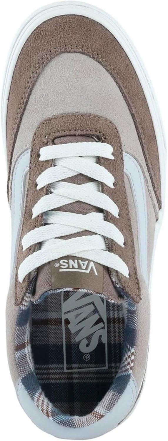 imageVans Womens Brooklyn Ls Shoe Lowtop Sneakers for Everyday Wear Walking Work amp FashionOutdoor Plaid Warm Taupe