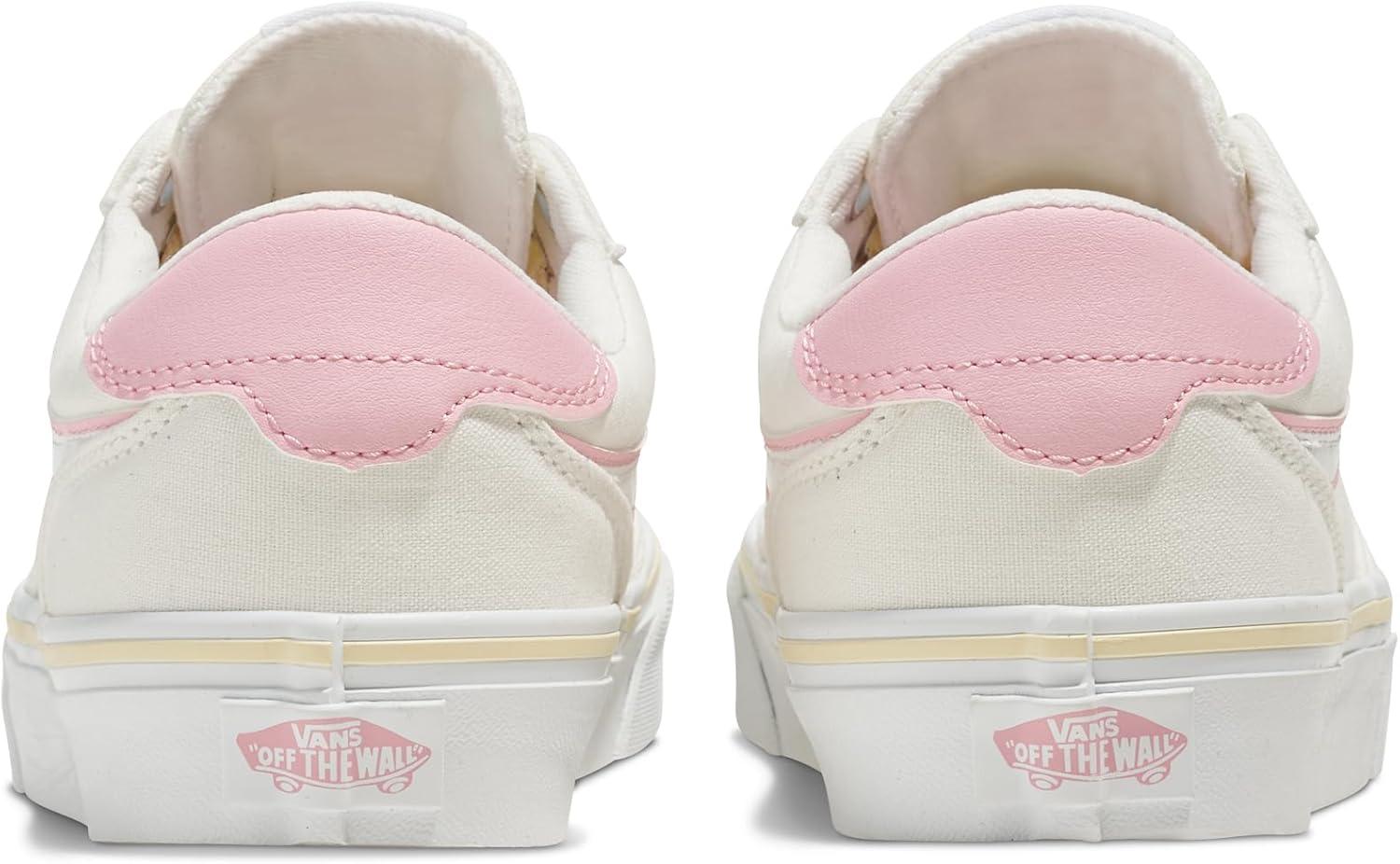 imageVans Womens Brooklyn Ls Shoe Lowtop Sneakers for Everyday Wear Walking Work amp FashionPastel Pop Blanc De Blanc