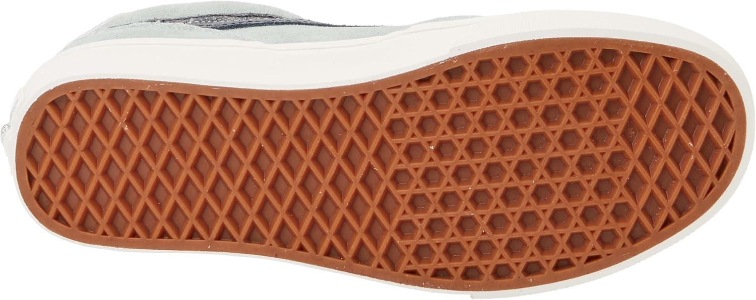 imageVans Womens Brooklyn Ls Shoe Lowtop Sneakers for Everyday Wear Walking Work amp FashionShimmer Gray Olive