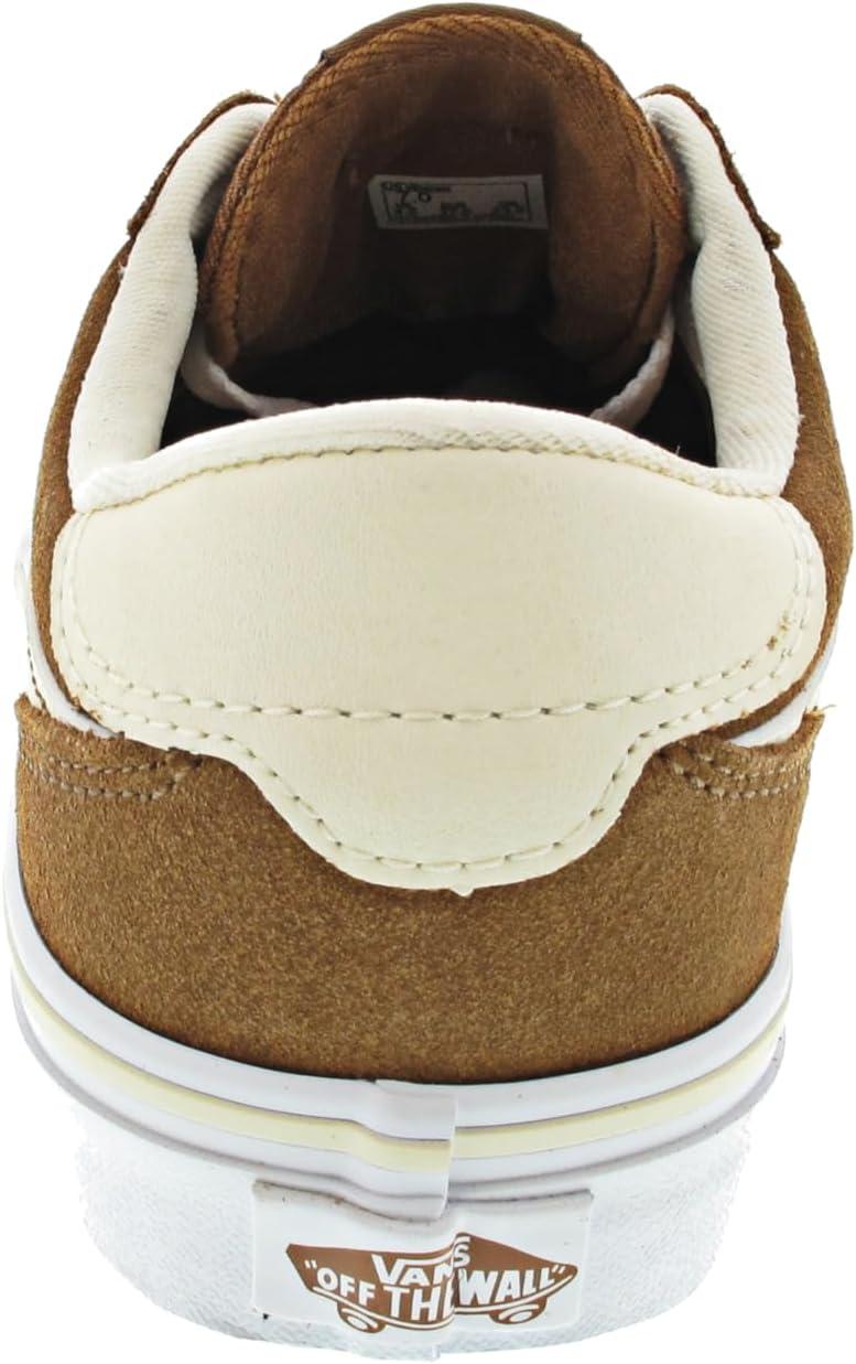 imageVans Womens Brooklyn Ls Shoe Lowtop Sneakers for Everyday Wear Walking Work amp FashionSuede Chipmunk