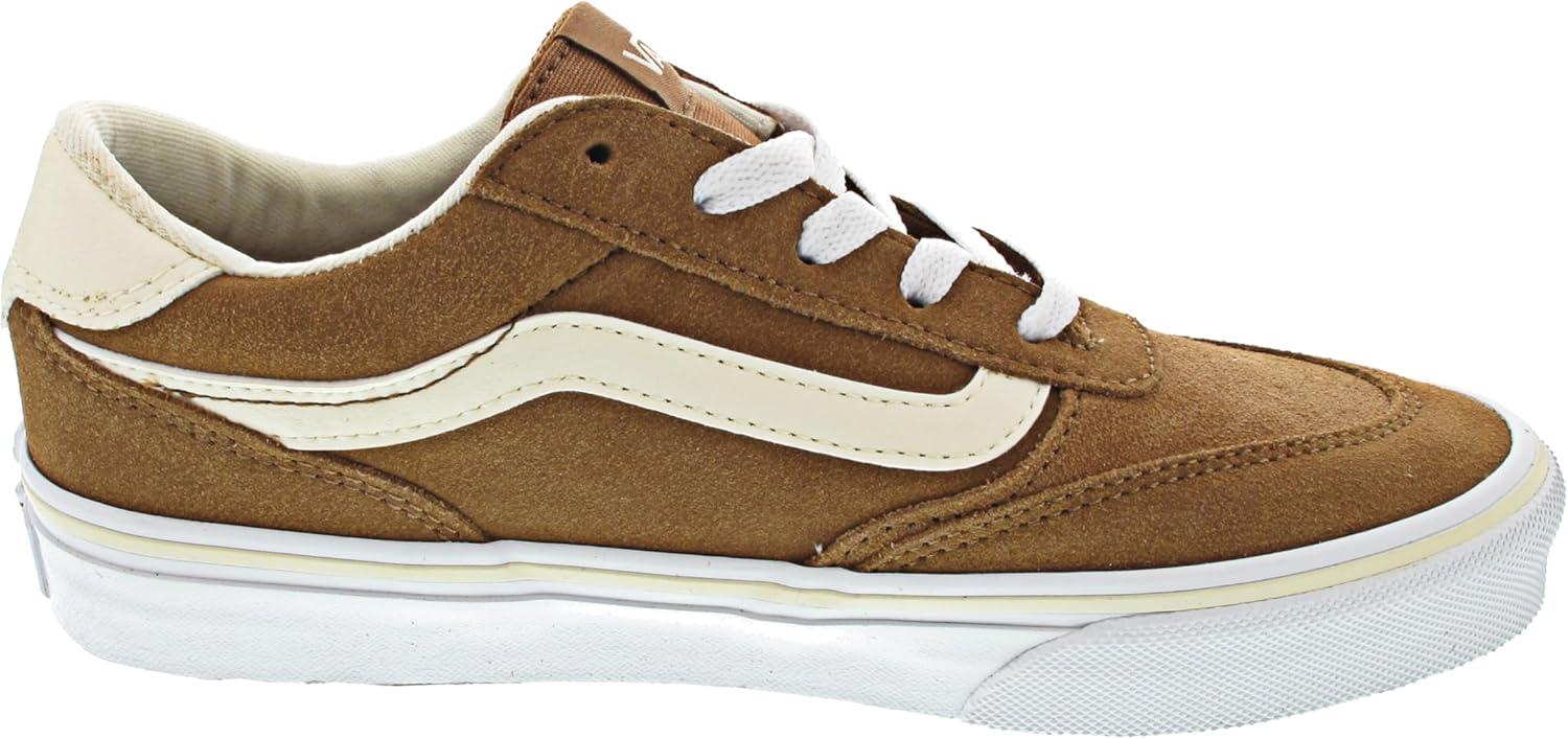 imageVans Womens Brooklyn Ls Shoe Lowtop Sneakers for Everyday Wear Walking Work amp FashionSuede Chipmunk