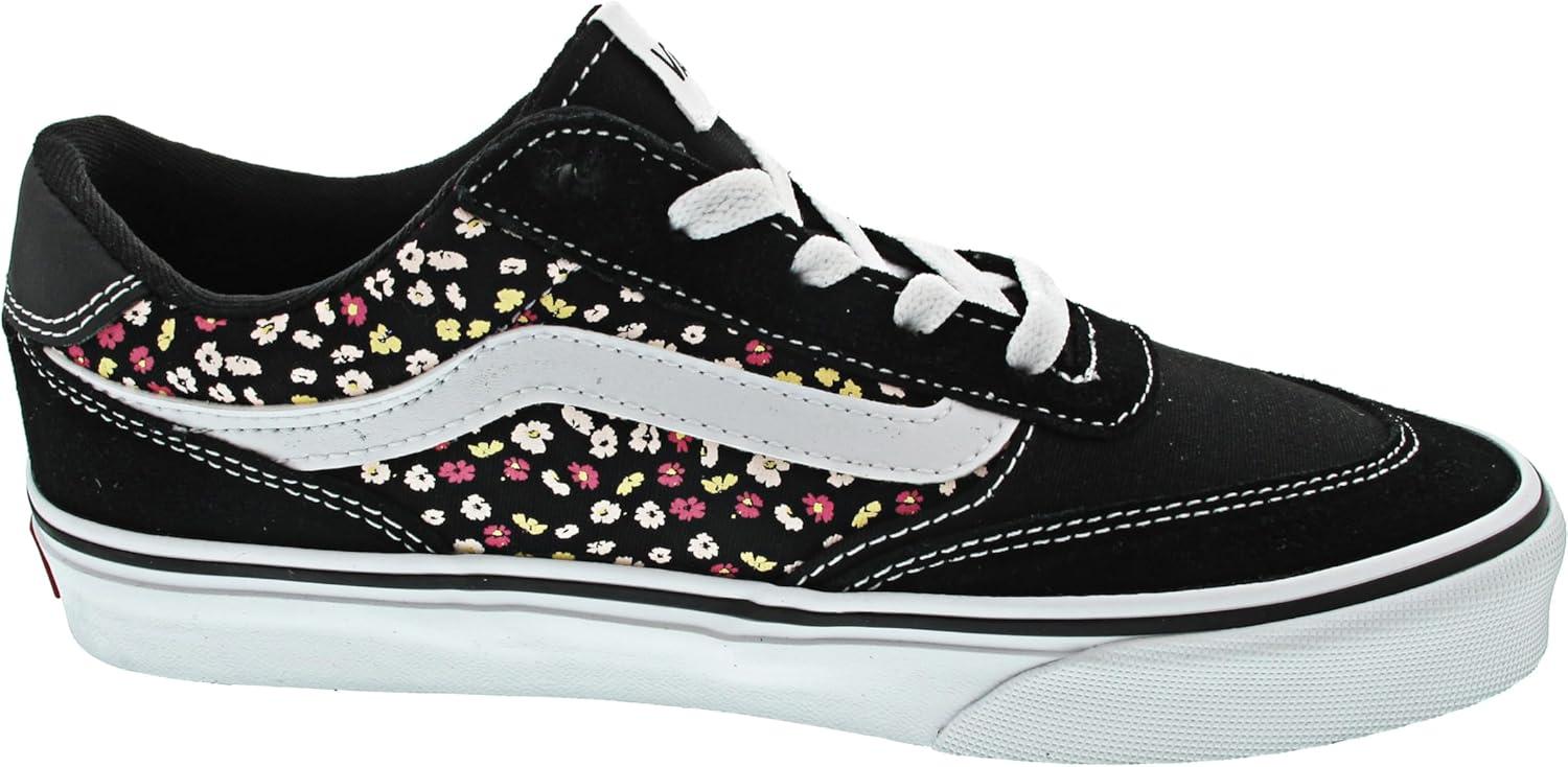 imageVans Womens Brooklyn Ls Shoe Lowtop Sneakers for Everyday Wear Walking Work amp FashionSuede and Black Floral