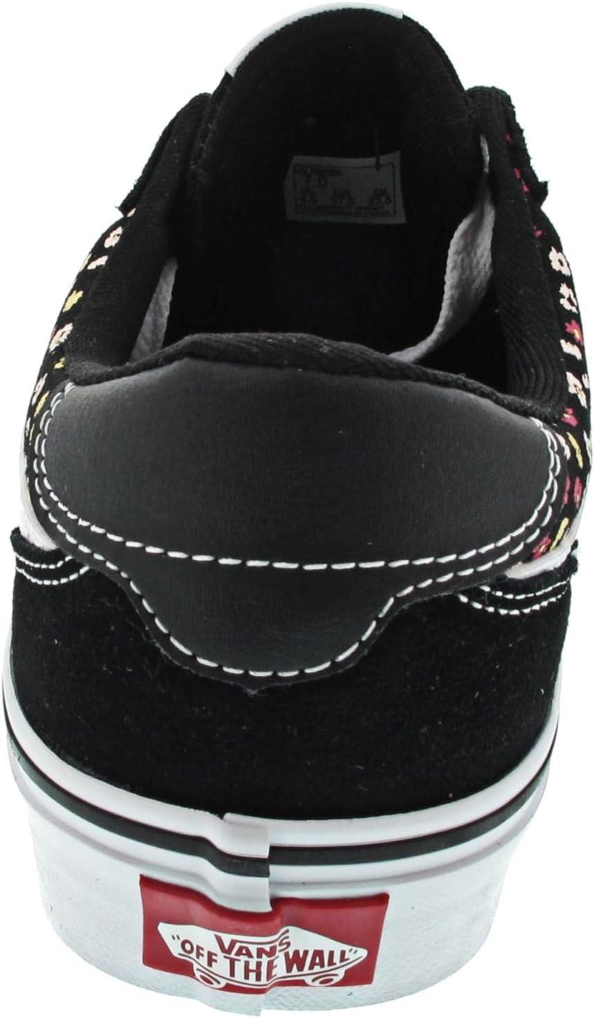 imageVans Womens Brooklyn Ls Shoe Lowtop Sneakers for Everyday Wear Walking Work amp FashionSuede and Black Floral