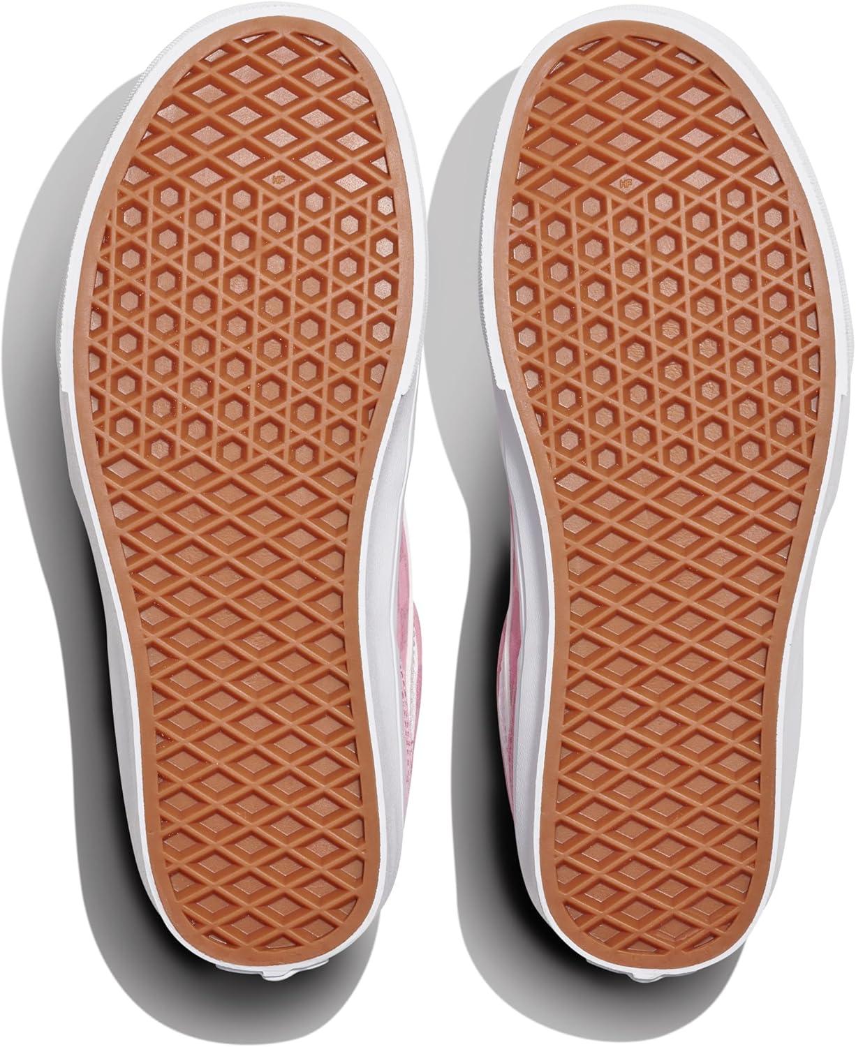 imageVans Womens Brooklyn Ls Shoe Lowtop Sneakers for Everyday Wear Walking Work amp FashionTonal Check Pink Dawn