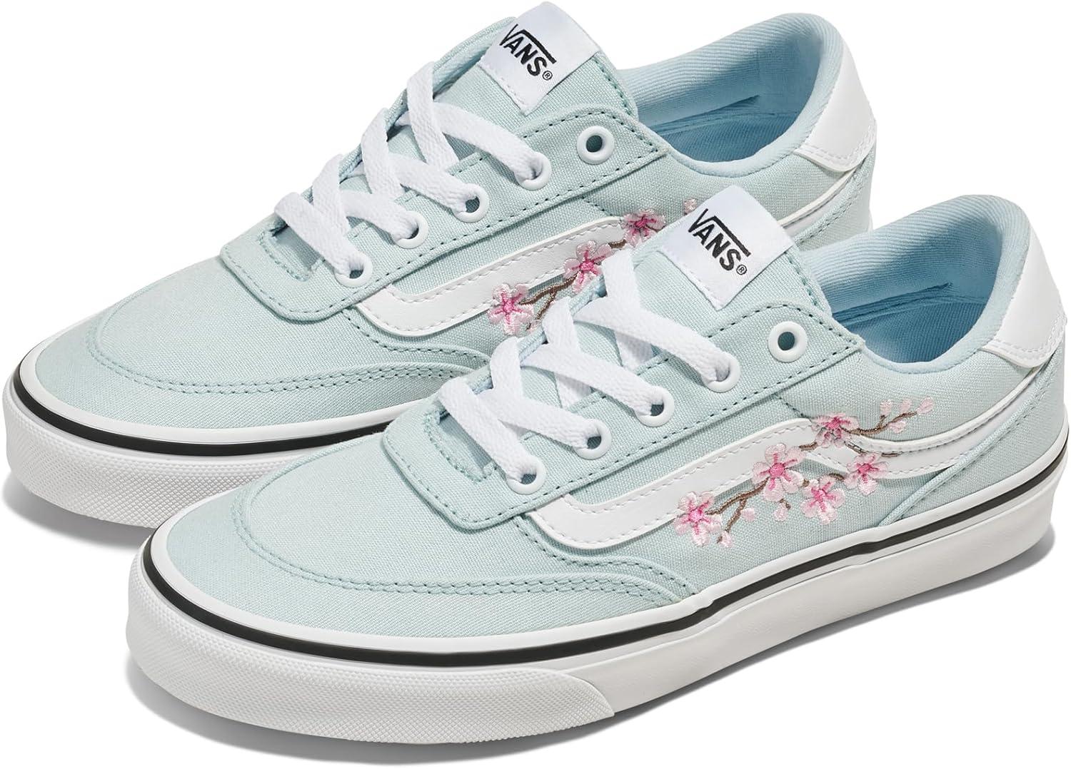 imageVans Womens Brooklyn Ls Shoe Lowtop Sneakers for Everyday Wear Walking Work amp FashionVariety Embroidery Dawn Mist