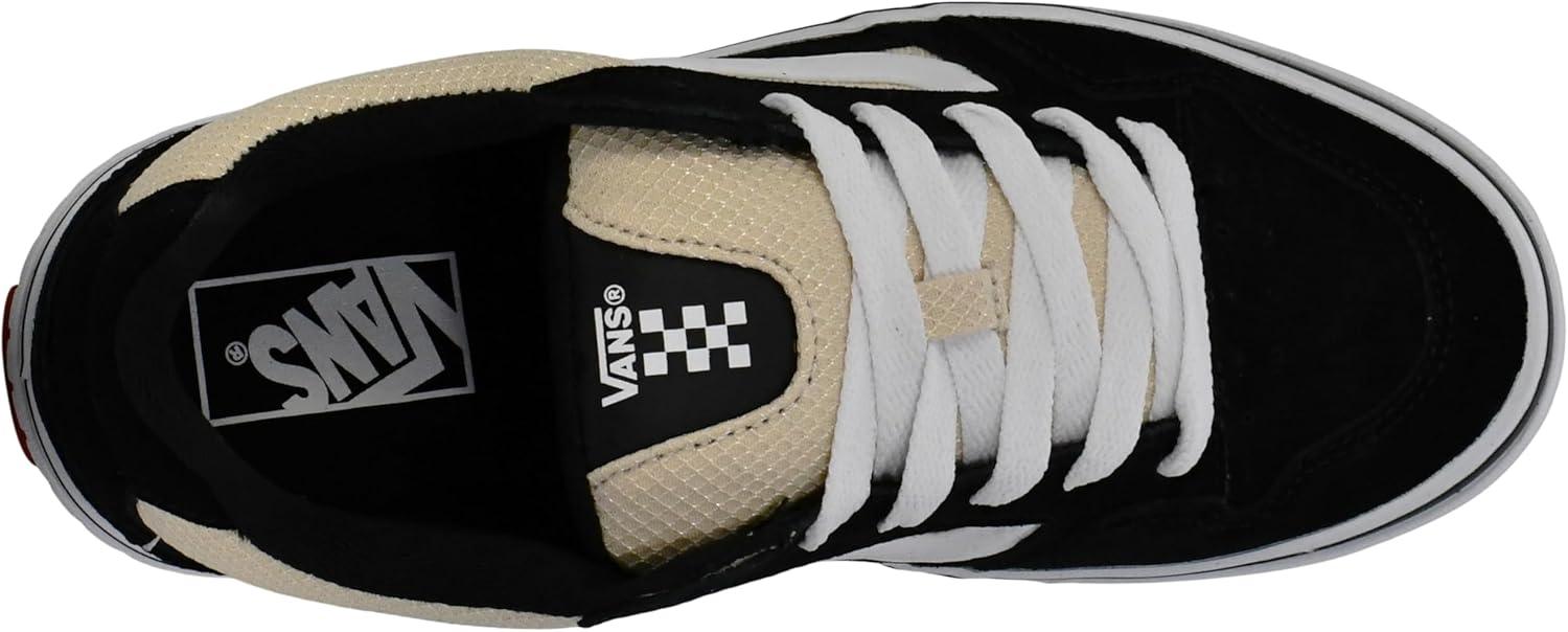 imageVans Womens Caldrone ShoesSuedeMesh BlackCreme Brule
