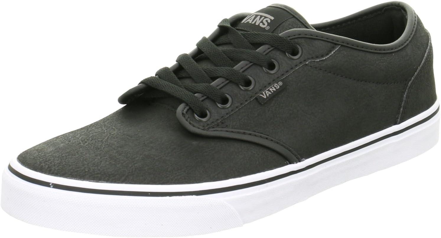 imageVans Womens Classic Slip On Platform SneakersBuck Leather Black White
