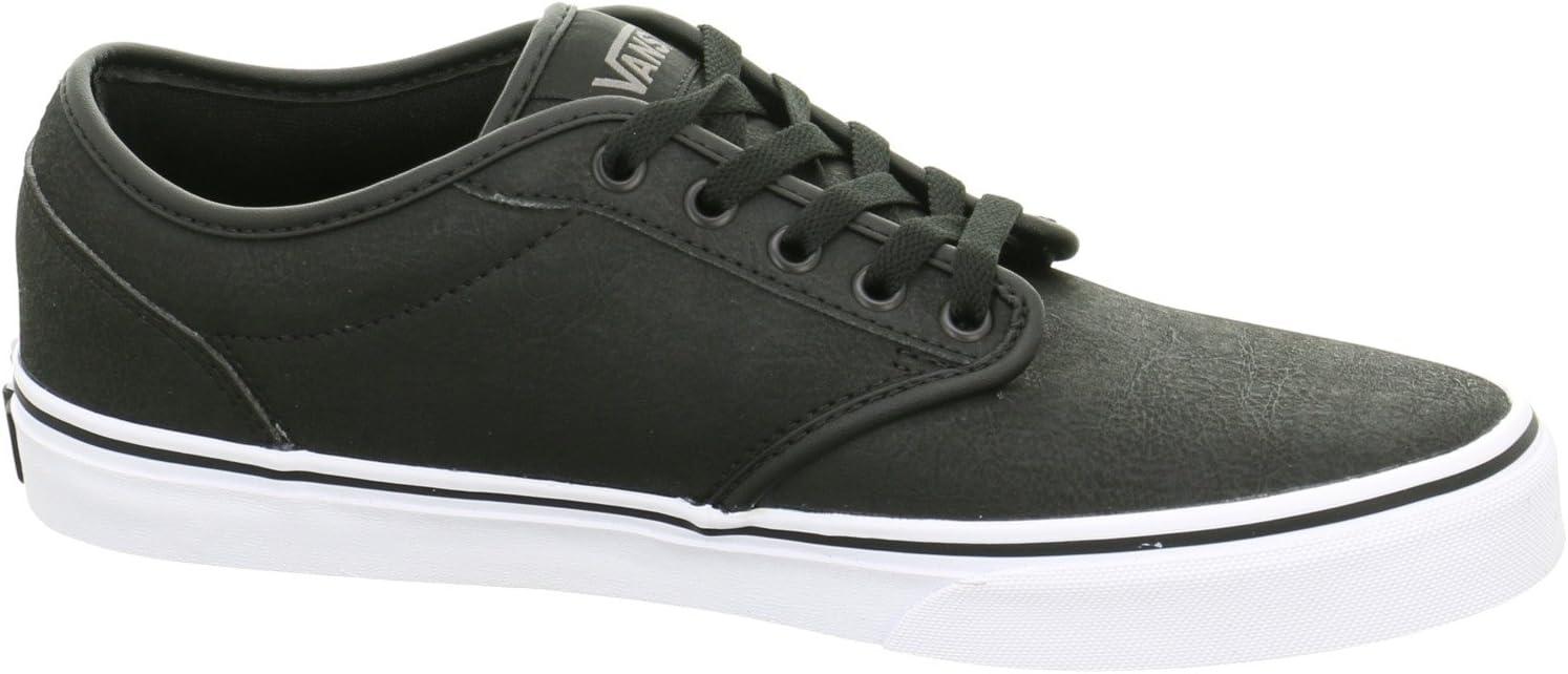 imageVans Womens Classic Slip On Platform SneakersBuck Leather Black White
