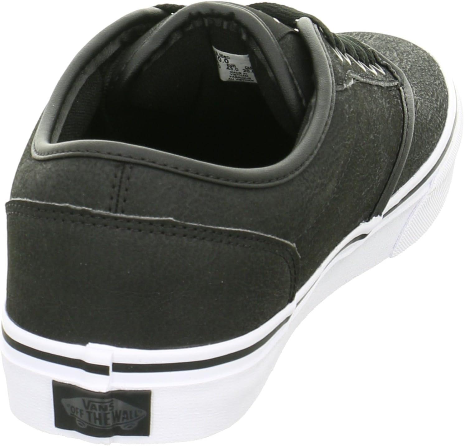 imageVans Womens Classic Slip On Platform SneakersBuck Leather Black White
