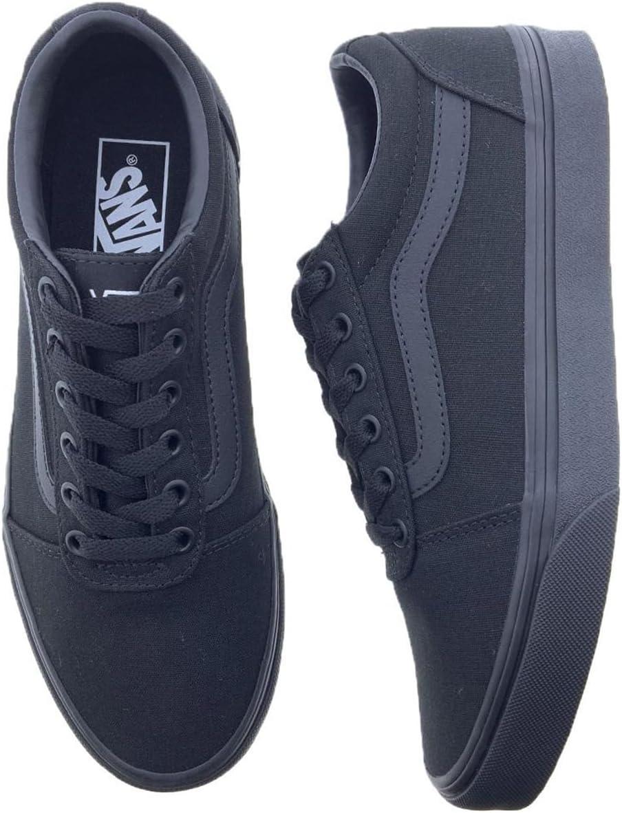 imageVans Womens Classic Slip On Platform SneakersCanvas Black Black