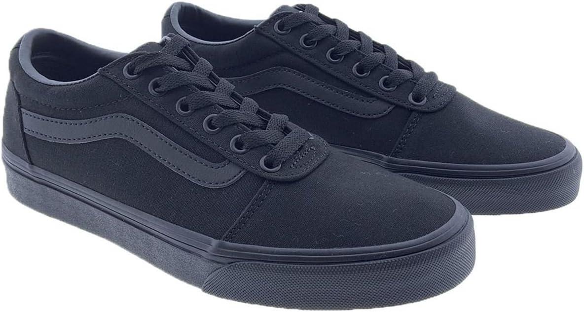 imageVans Womens Classic Slip On Platform SneakersCanvas Black Black