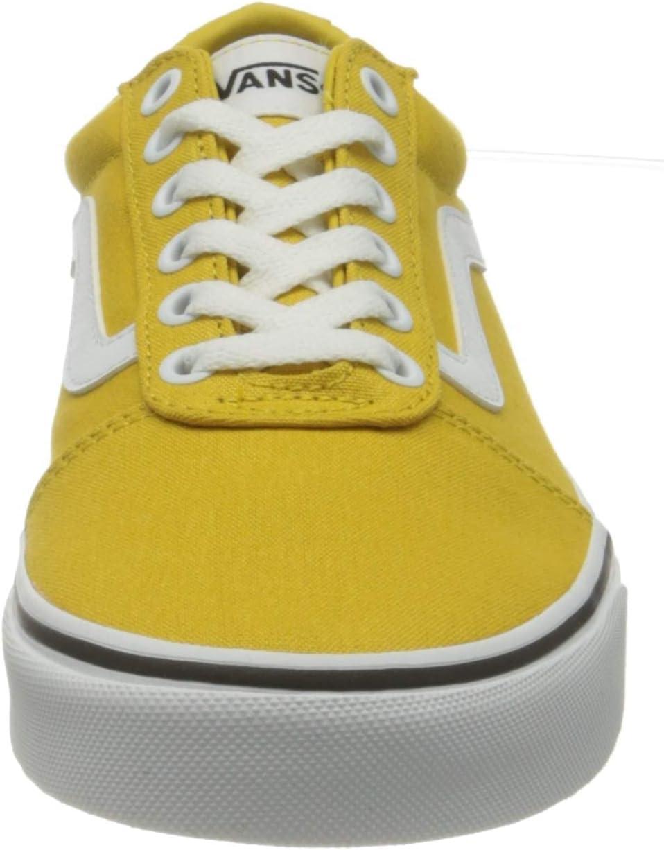 imageVans Womens Classic Slip On Platform SneakersCanvas Ceylon Yellow White