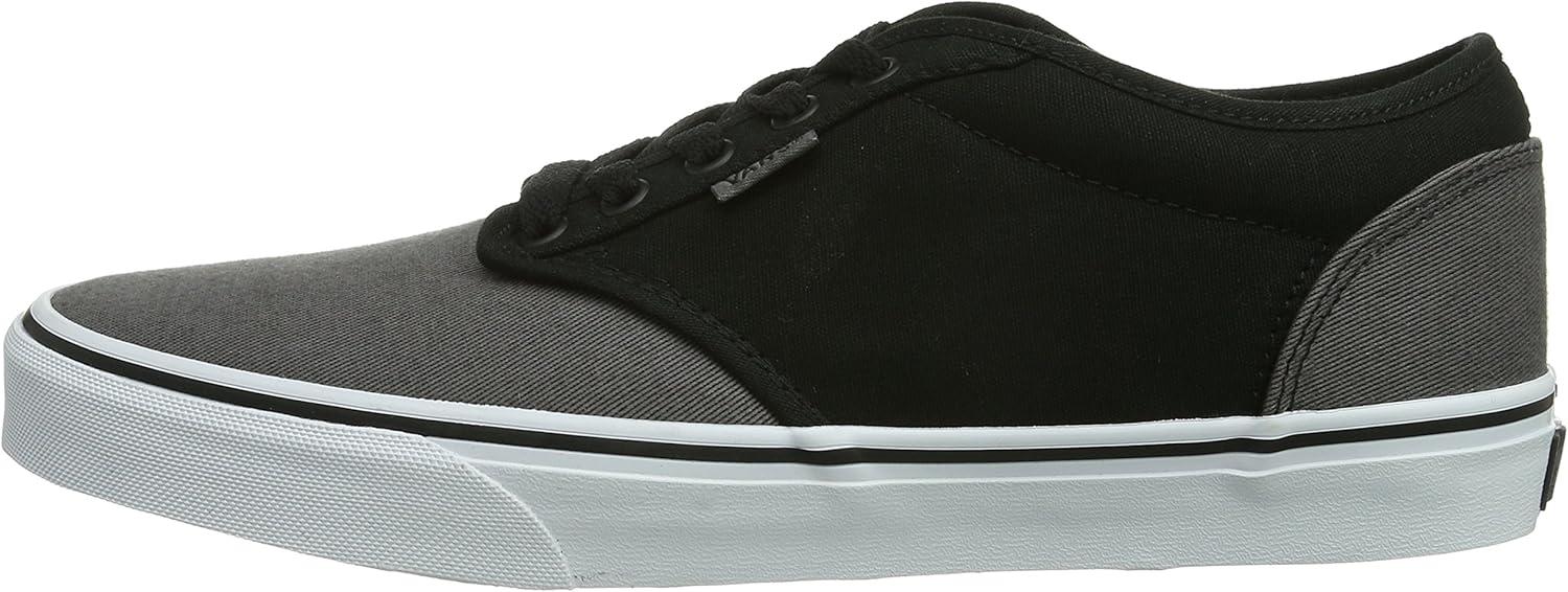 imageVans Womens Classic Slip On Platform SneakersCanvas Mix Black Grey