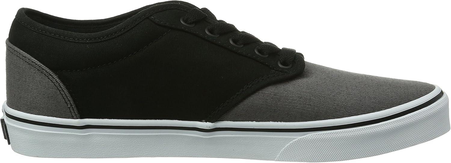 imageVans Womens Classic Slip On Platform SneakersCanvas Mix Black Grey