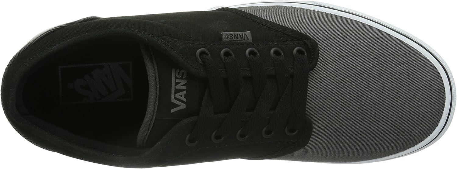 imageVans Womens Classic Slip On Platform SneakersCanvas Mix Black Grey