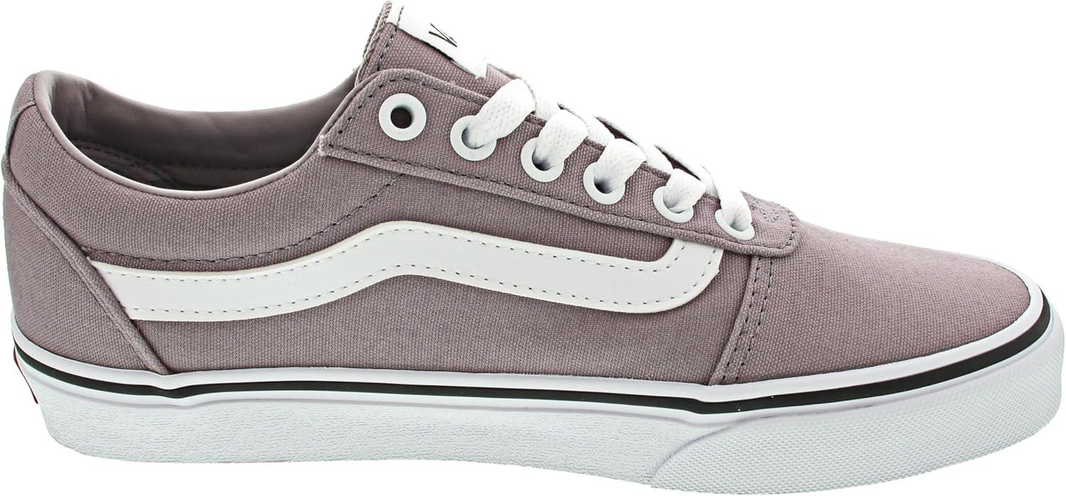 imageVans Womens Classic Slip On Platform SneakersCanvas Purple Dove White