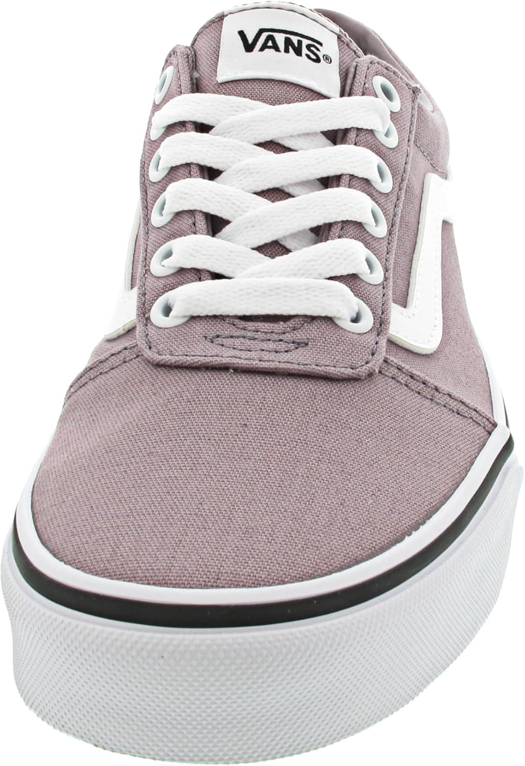 imageVans Womens Classic Slip On Platform SneakersCanvas Purple Dove White