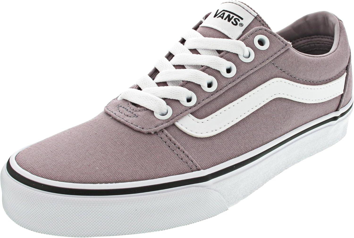 imageVans Womens Classic Slip On Platform SneakersCanvas Purple Dove White