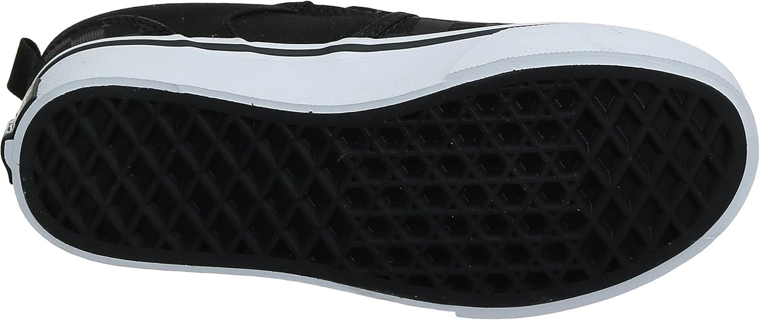 imageVans Womens Classic Slip On Platform SneakersChecker Black Black