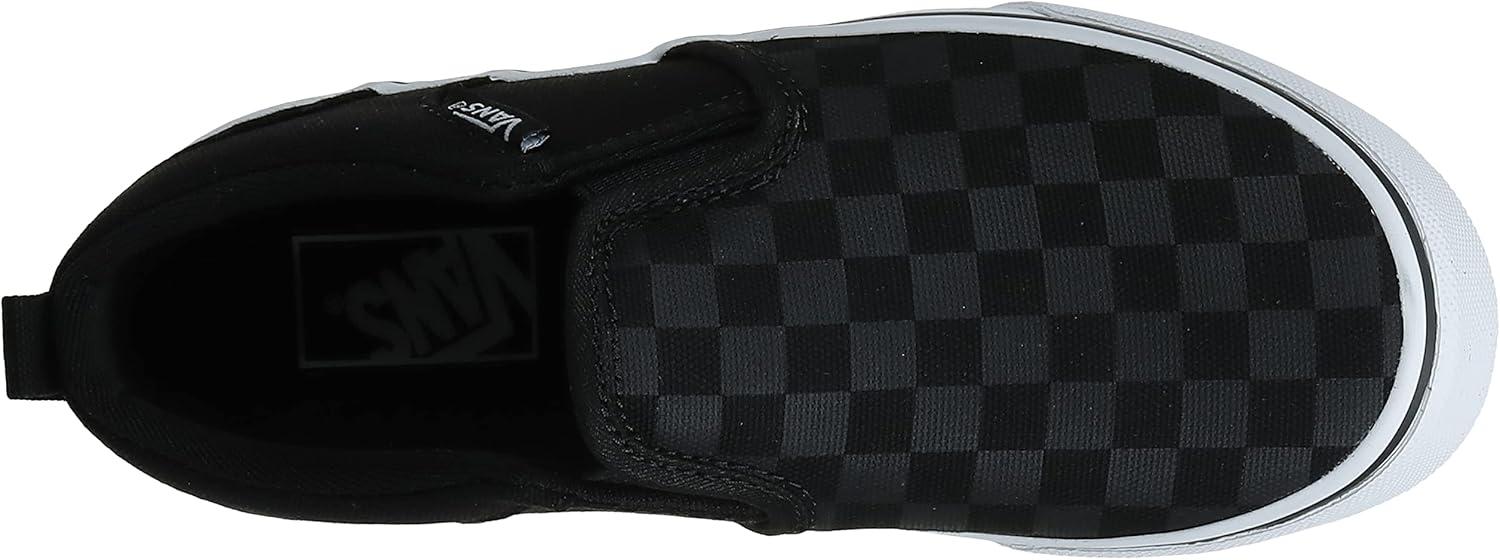 imageVans Womens Classic Slip On Platform SneakersChecker Black Black