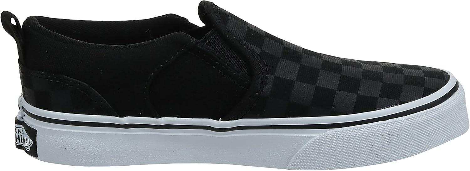 imageVans Womens Classic Slip On Platform SneakersChecker Black Black