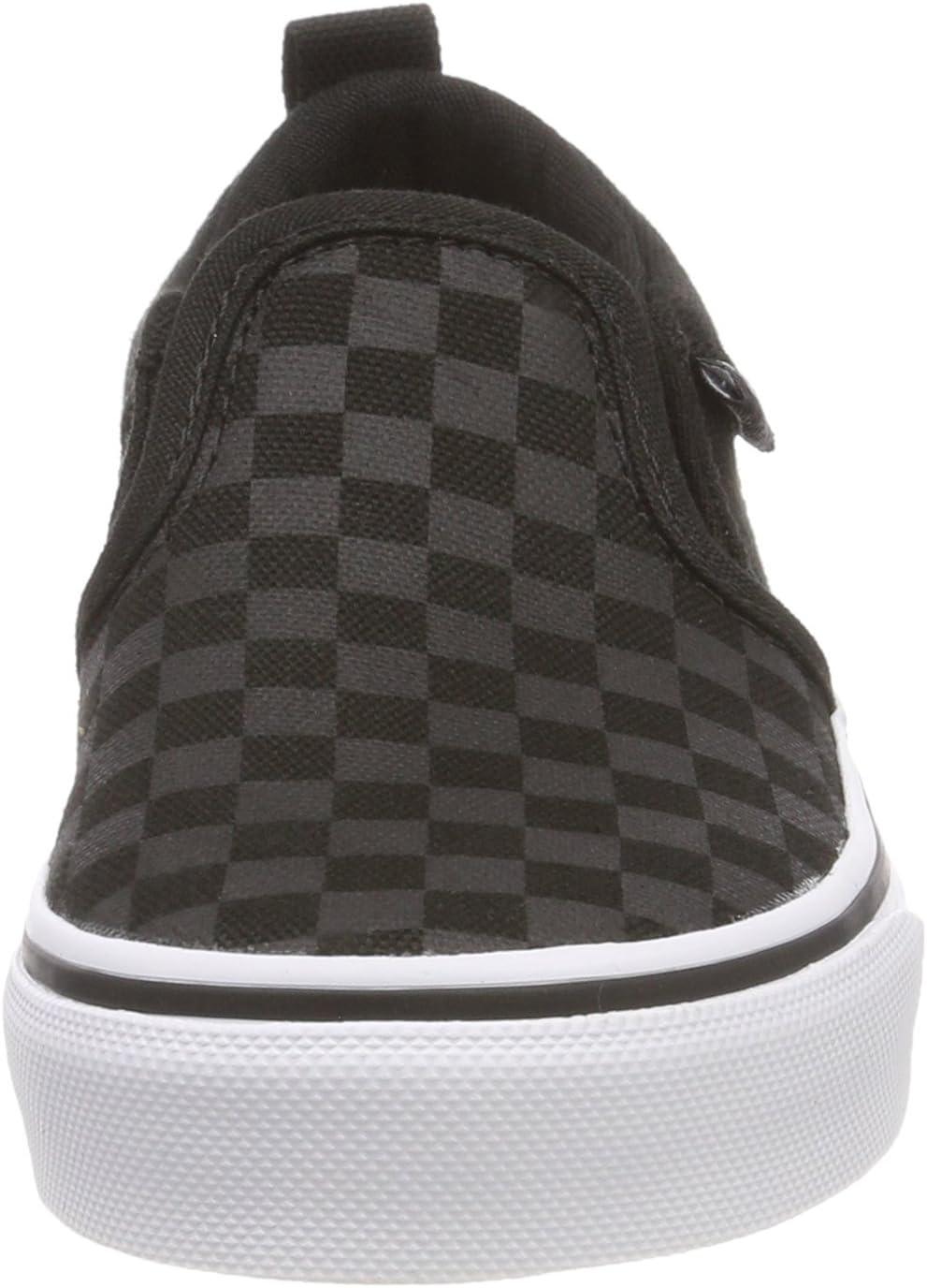 imageVans Womens Classic Slip On Platform SneakersChecker Black Black
