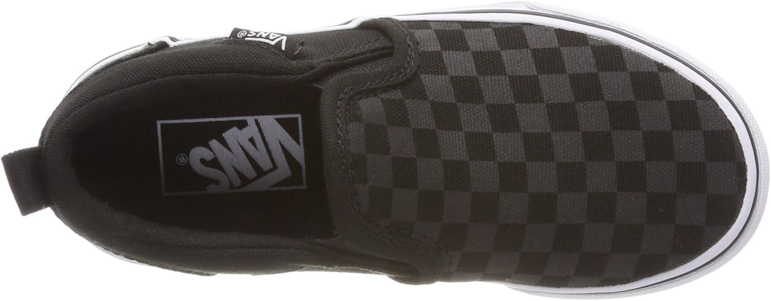 imageVans Womens Classic Slip On Platform SneakersChecker Black Black