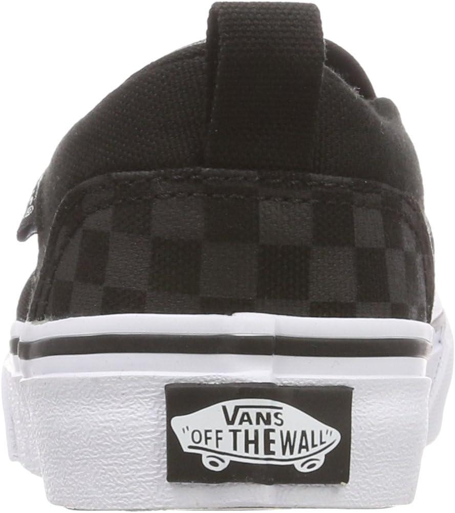 imageVans Womens Classic Slip On Platform SneakersChecker Black Black