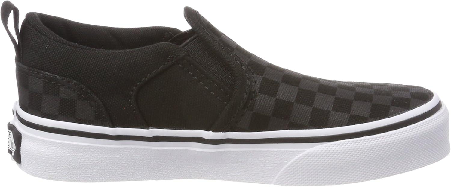 imageVans Womens Classic Slip On Platform SneakersChecker Black Black