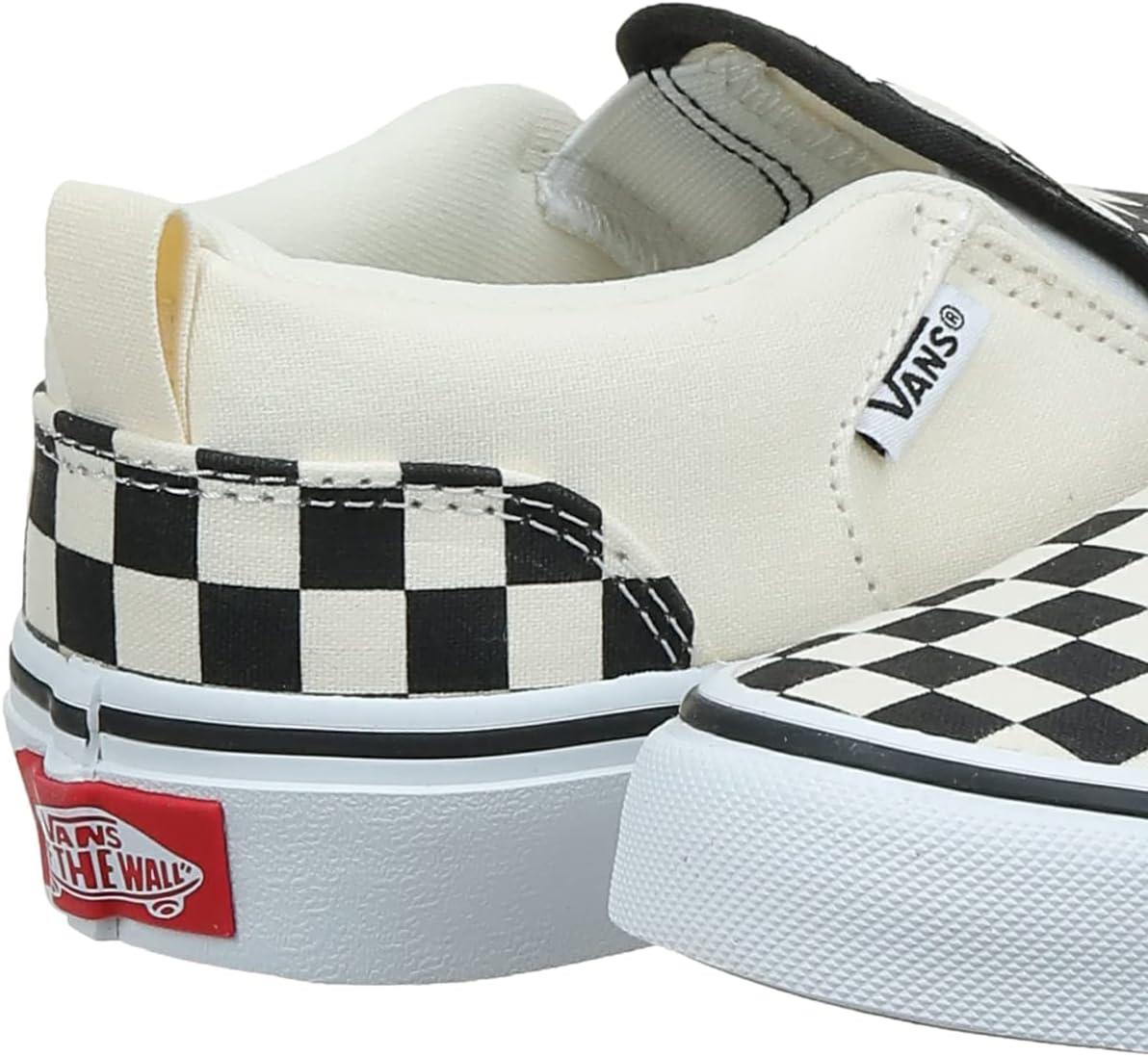 imageVans Womens Classic Slip On Platform SneakersCheckers Black Natural