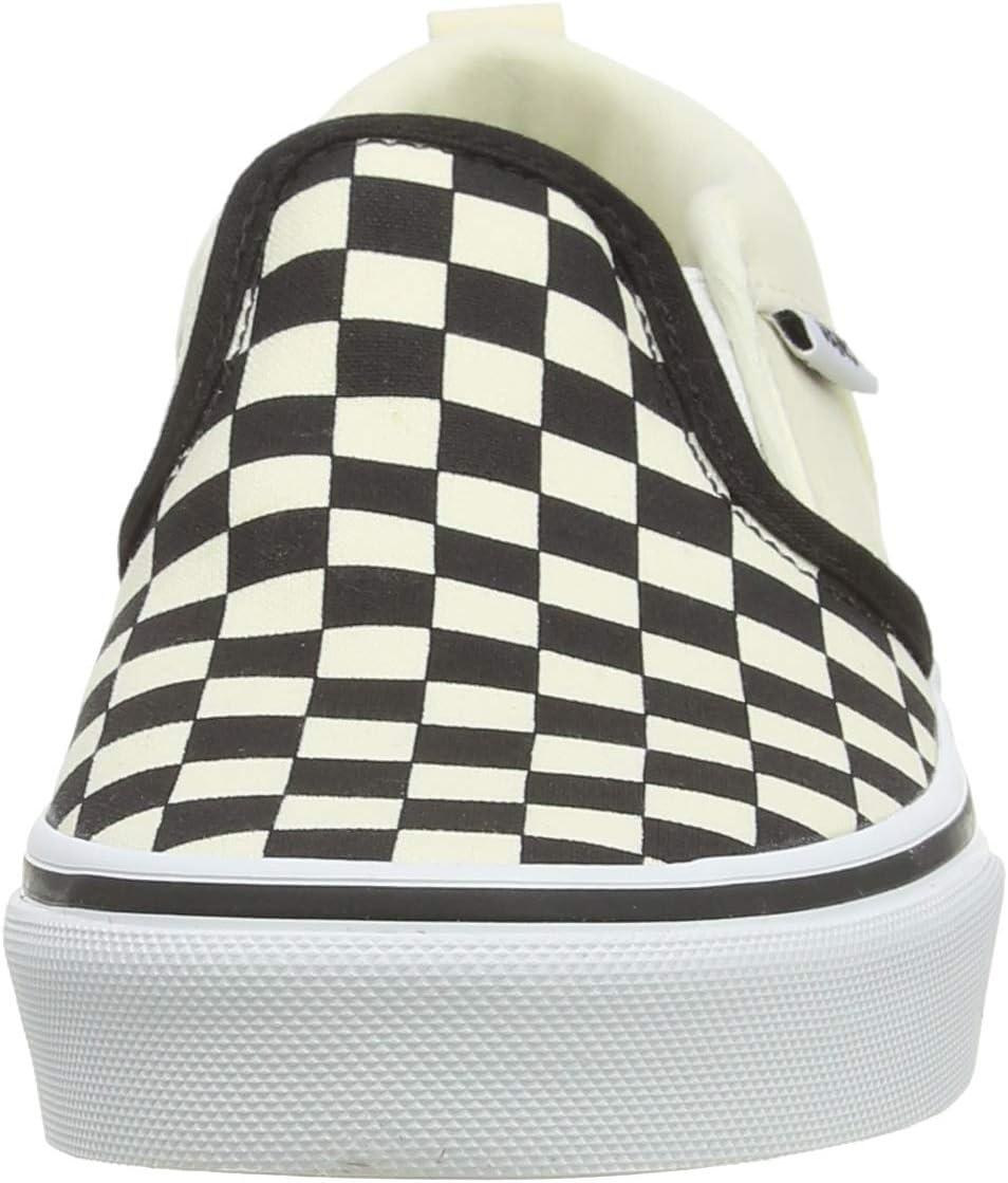 imageVans Womens Classic Slip On Platform SneakersCheckers Black Natural