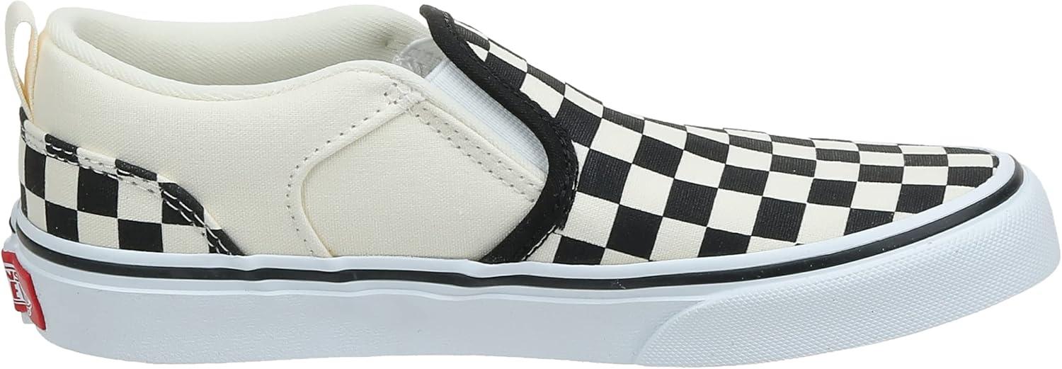 imageVans Womens Classic Slip On Platform SneakersCheckers Black Natural