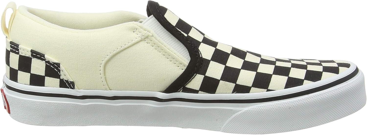 imageVans Womens Classic Slip On Platform SneakersCheckers Black Natural