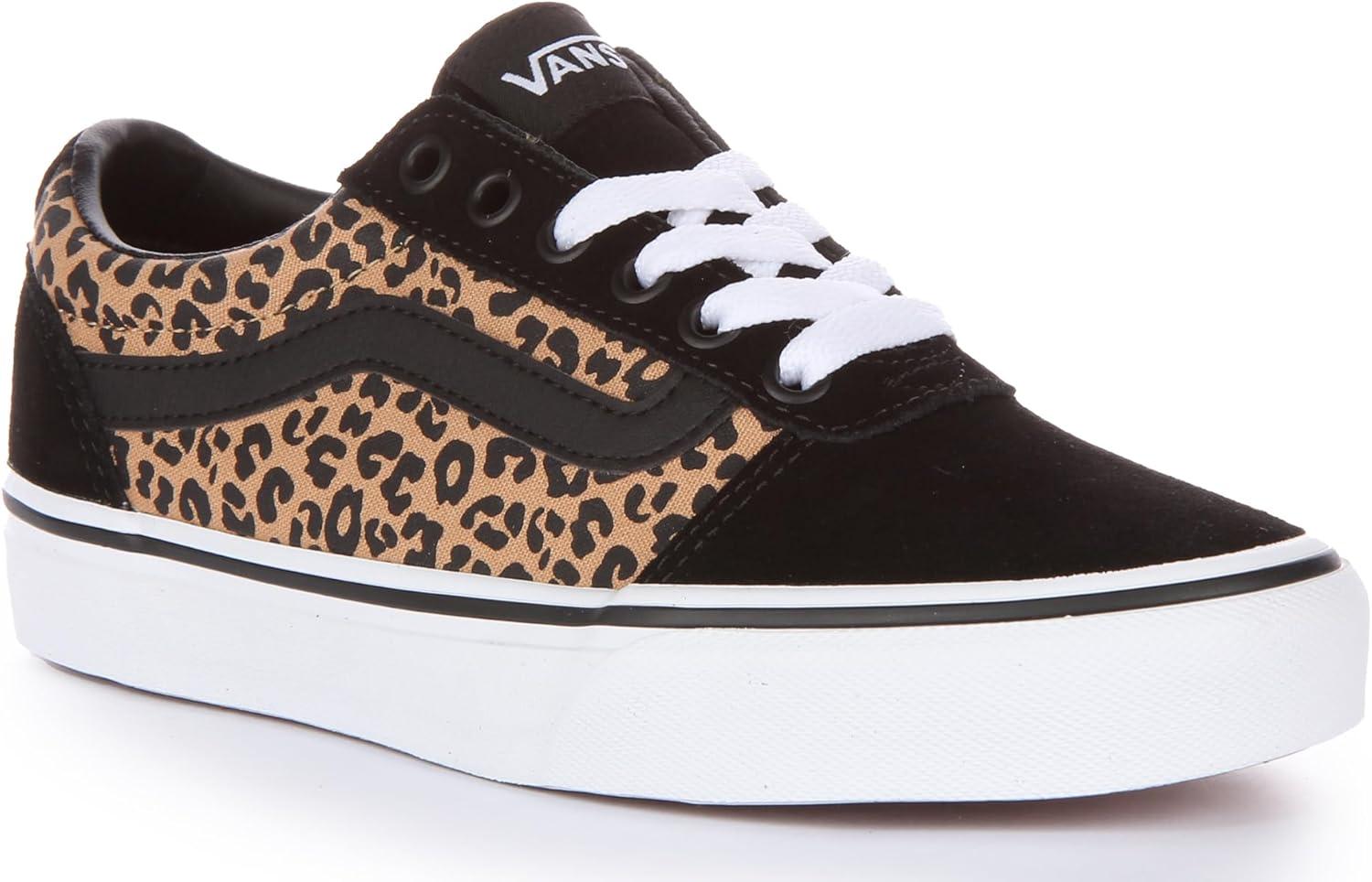 imageVans Womens Classic Slip On Platform SneakersCheetah Black White