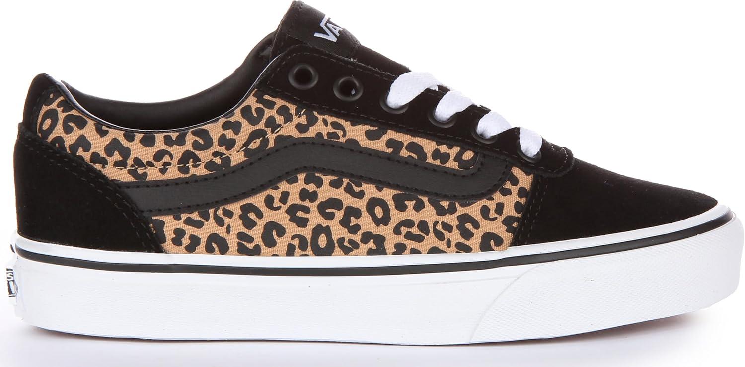 imageVans Womens Classic Slip On Platform SneakersCheetah Black White