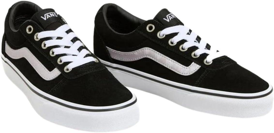 imageVans Womens Classic Slip On Platform SneakersMetallic Sidestripe Black