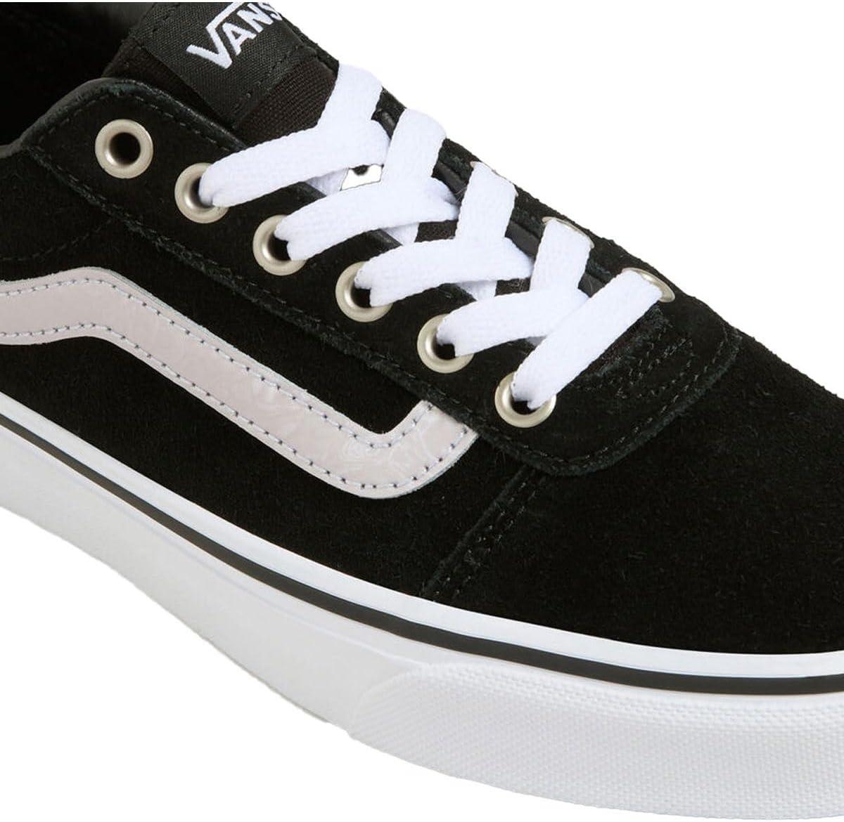 imageVans Womens Classic Slip On Platform SneakersMetallic Sidestripe Black