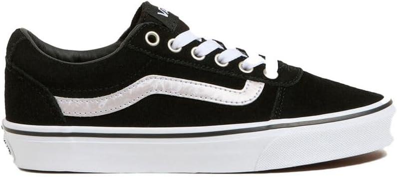 imageVans Womens Classic Slip On Platform SneakersMetallic Sidestripe Black
