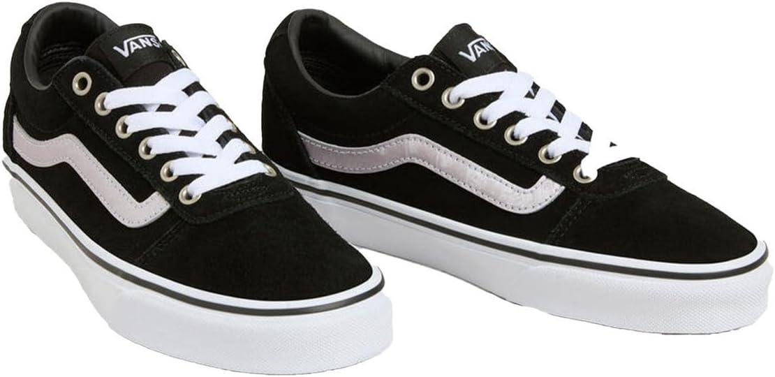imageVans Womens Classic Slip On Platform SneakersMetallic Sidestripe Black