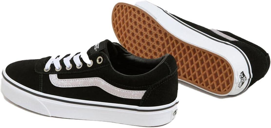 imageVans Womens Classic Slip On Platform SneakersMetallic Sidestripe Black