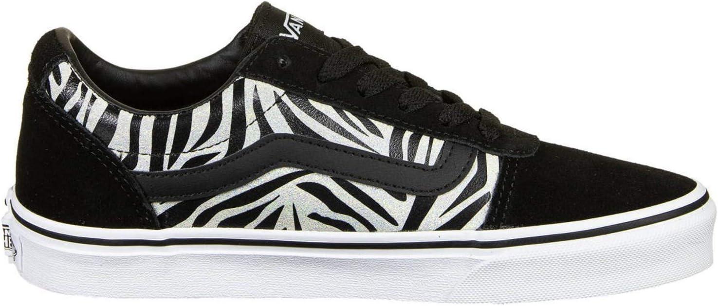 imageVans Womens Classic Slip On Platform SneakersMetallic Zebra Black White