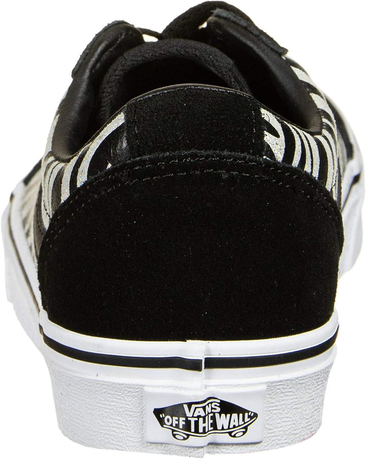 imageVans Womens Classic Slip On Platform SneakersMetallic Zebra Black White