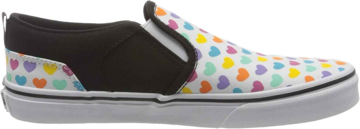 imageVans Womens Classic Slip On Platform SneakersMulticolor Hearts MultiWhite